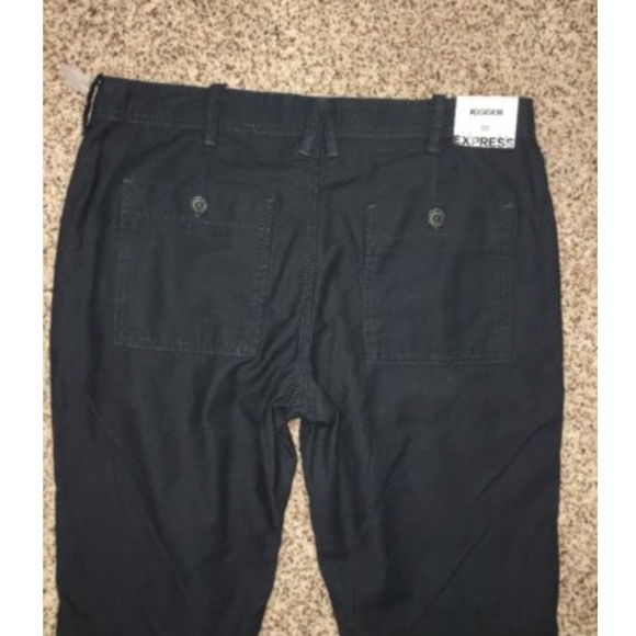 Express Pants Express Jogger Mens 32 X 3 Navy Twill Pants Nwt